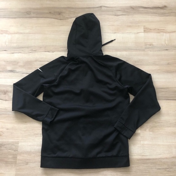 Nike Black Zip-Up Sweater with Logo - Picture 5 of 7